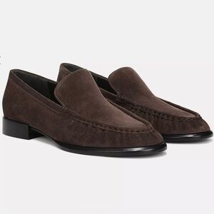 Vince Brown Suede Loafers